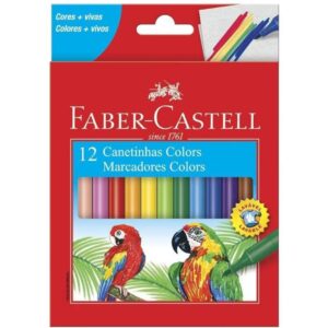 Canetinha Hidrográfica Faber Castel 12 cores