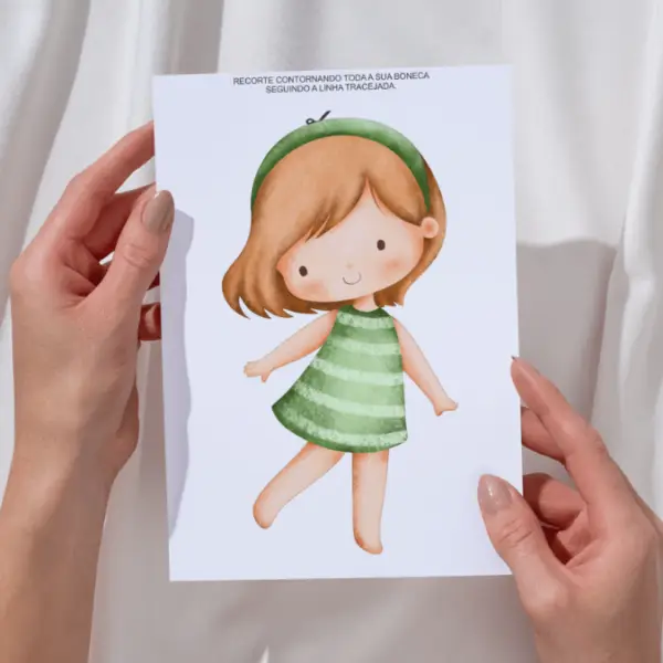Boneca de papel para vestir - Imagem 2