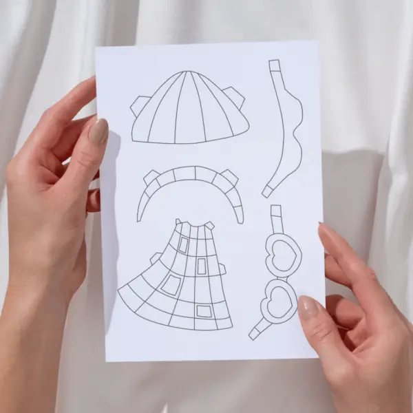 Boneca de papel para vestir - Imagem 4