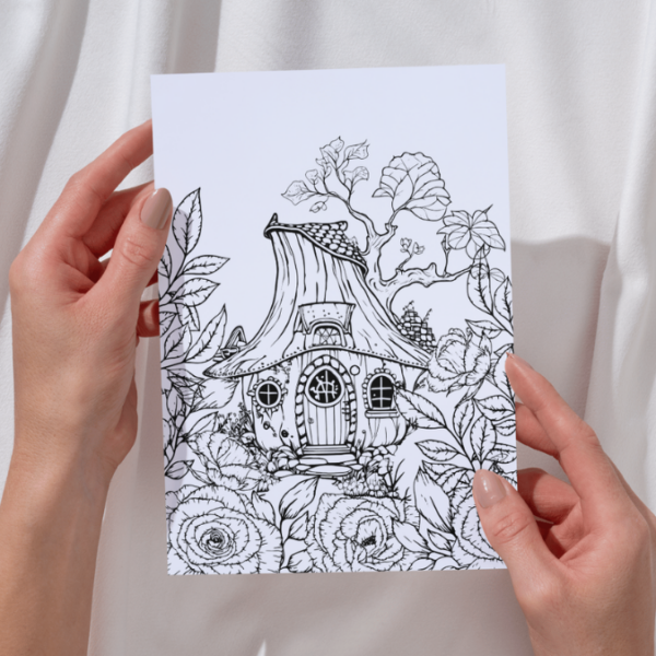 Casas fantásticas para pintar - Imagem 2
