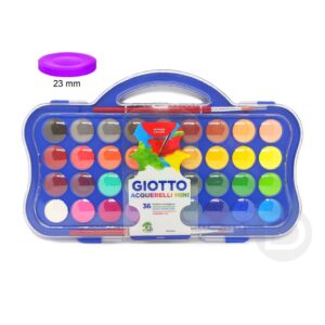 Aquarela pastilhas mini Giotto 36 cores