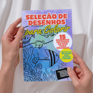 Desenhos para pintar FUNDO DO MAR